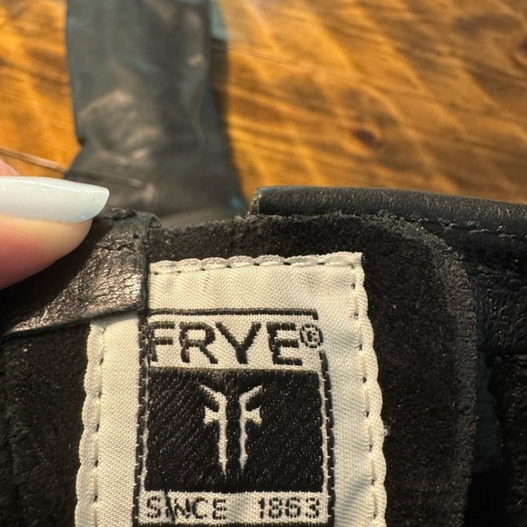 Frye Veronica Slouch Tall Riding Boots 14” shaft 100% leather Size 7.5 - Picture 10 of 13